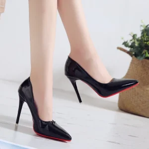 Damen elegante High Heel Pumps mit spitzem Design R&B