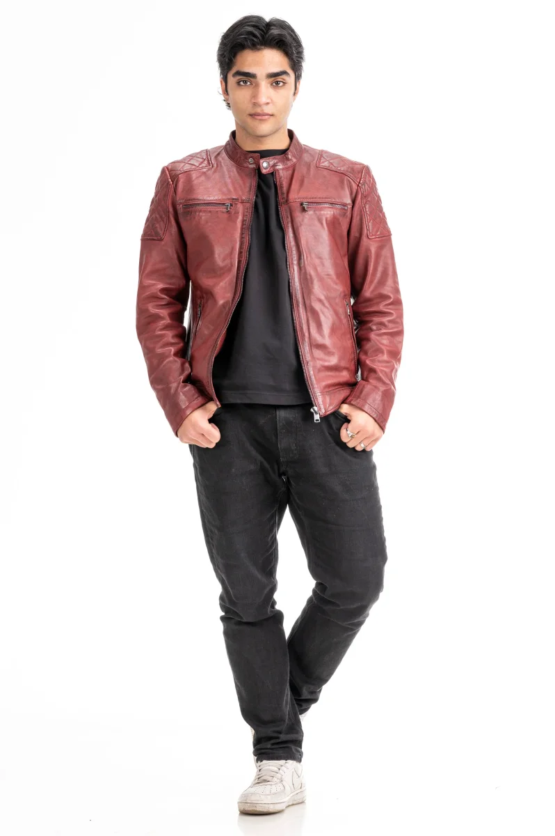 MUSA Biker Lederjacke – Bild 3