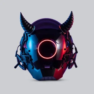 Cyberpunk-Dämonenmaske