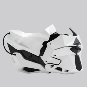 Cyborg Cyberpunk Maske