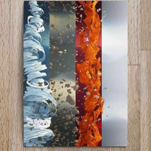 Elia — Sturm, Erdbeben, Feuer, Stille Postkarte