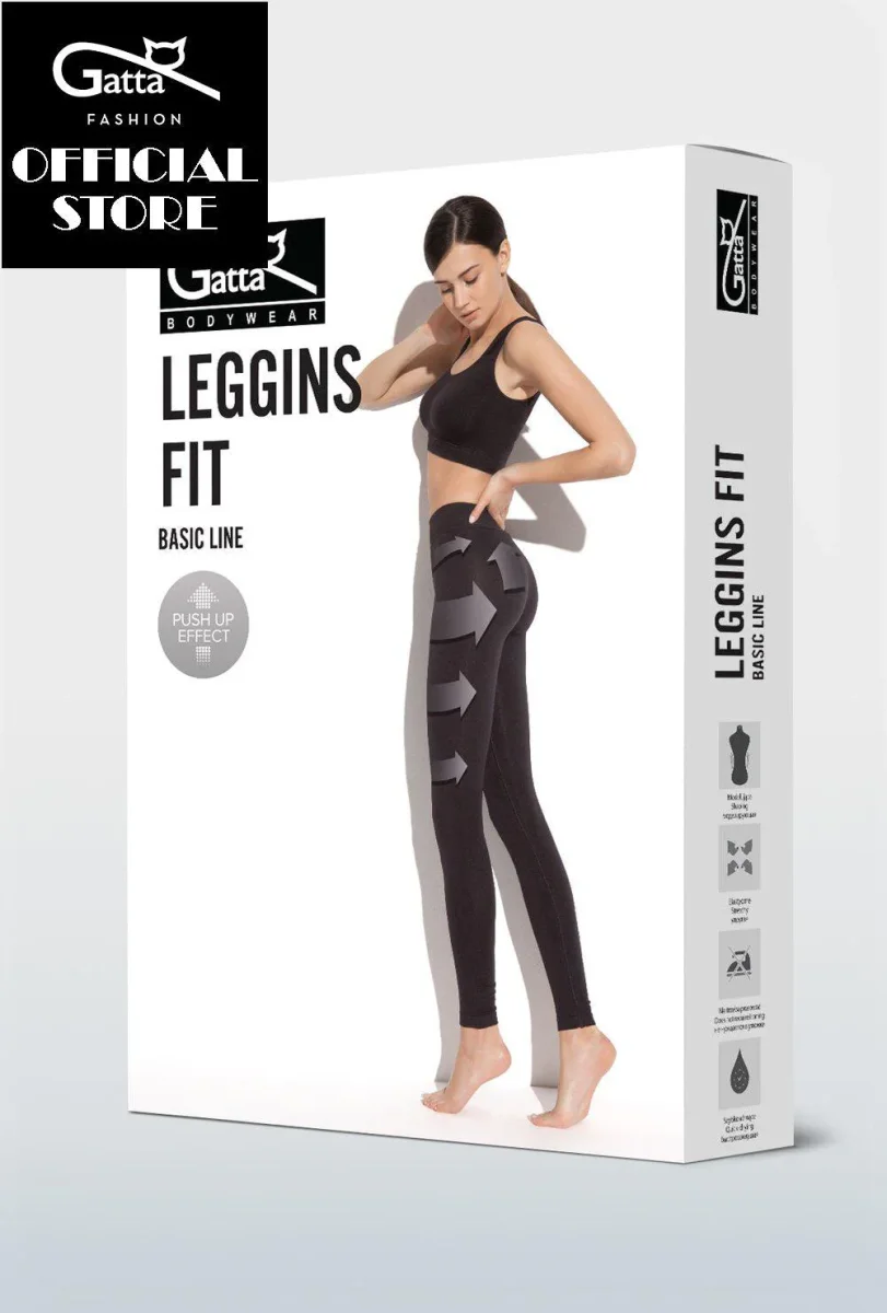 Gatta Leggings Fit | blickdichte Leggings mit Po-Push-Up-Effekt