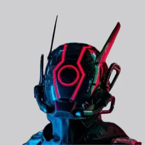 Roter Helm Cyberpunk