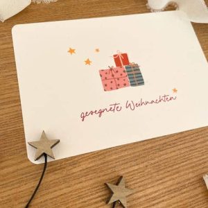 Weihnachtskarte “gesegnete Weihnachten”